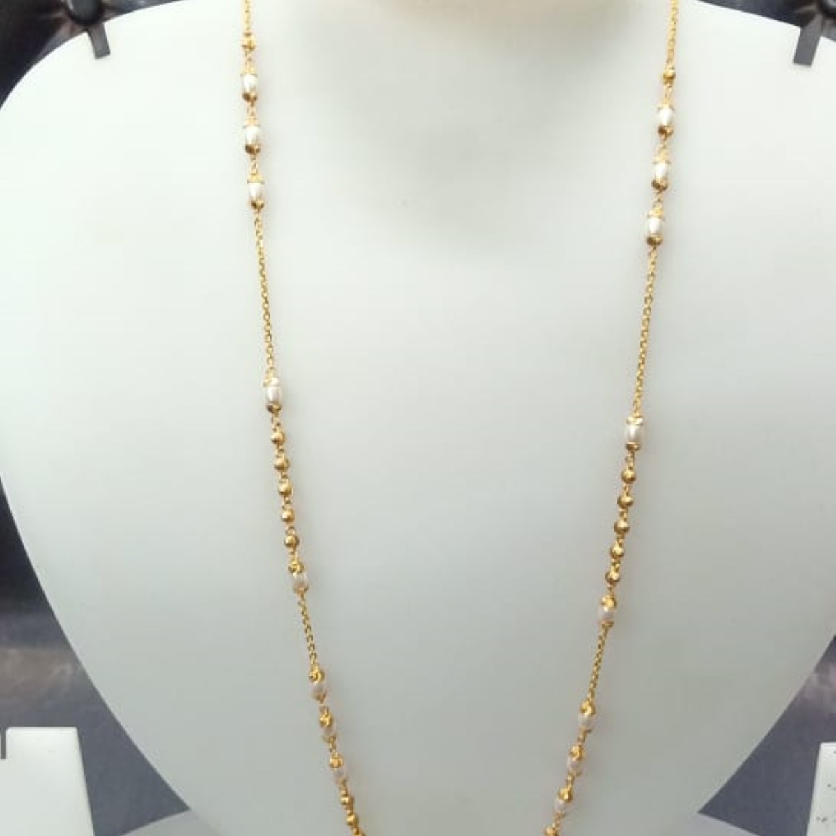 22 KT Gold Classic Special Occasion Antique Mala CJAM87