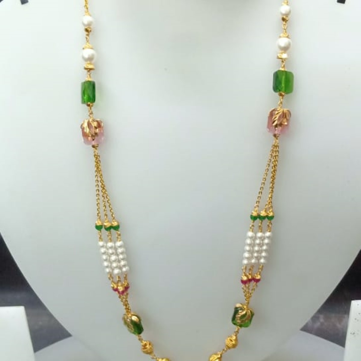 22 KT Gold Classic Special Occasion Antique Mala CJAM79