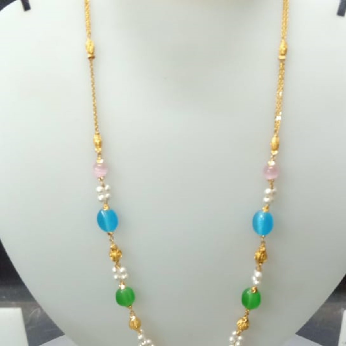 22 KT Gold Fancy Special Occasion Antique Mala CJAM77