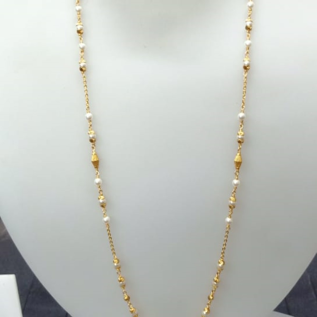 22 KT Gold Trendy Ethnic Antique Mala CJAM68