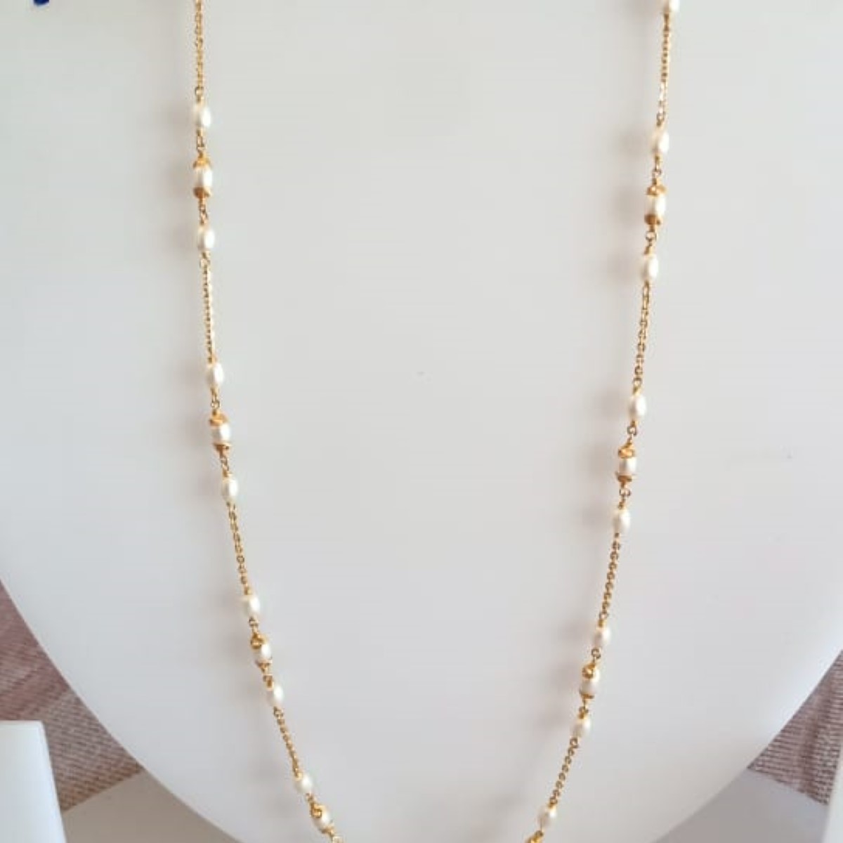 22 KT Gold Fancy Special Occasion Antique Mala CJAM65