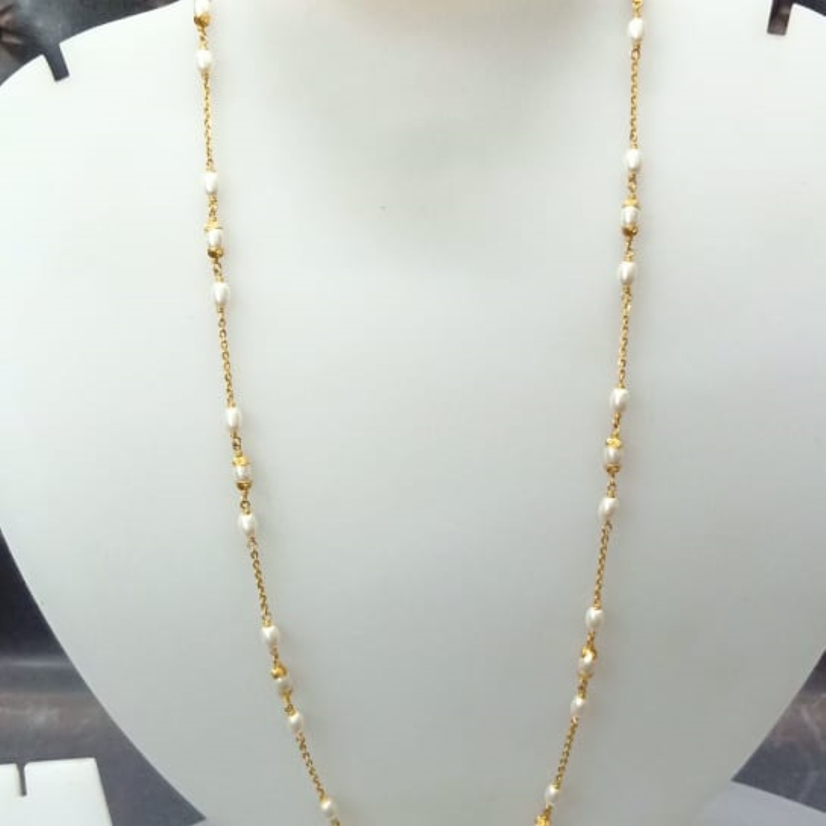 22 KT Gold Classic Special Occasion Antique Mala CJAM63