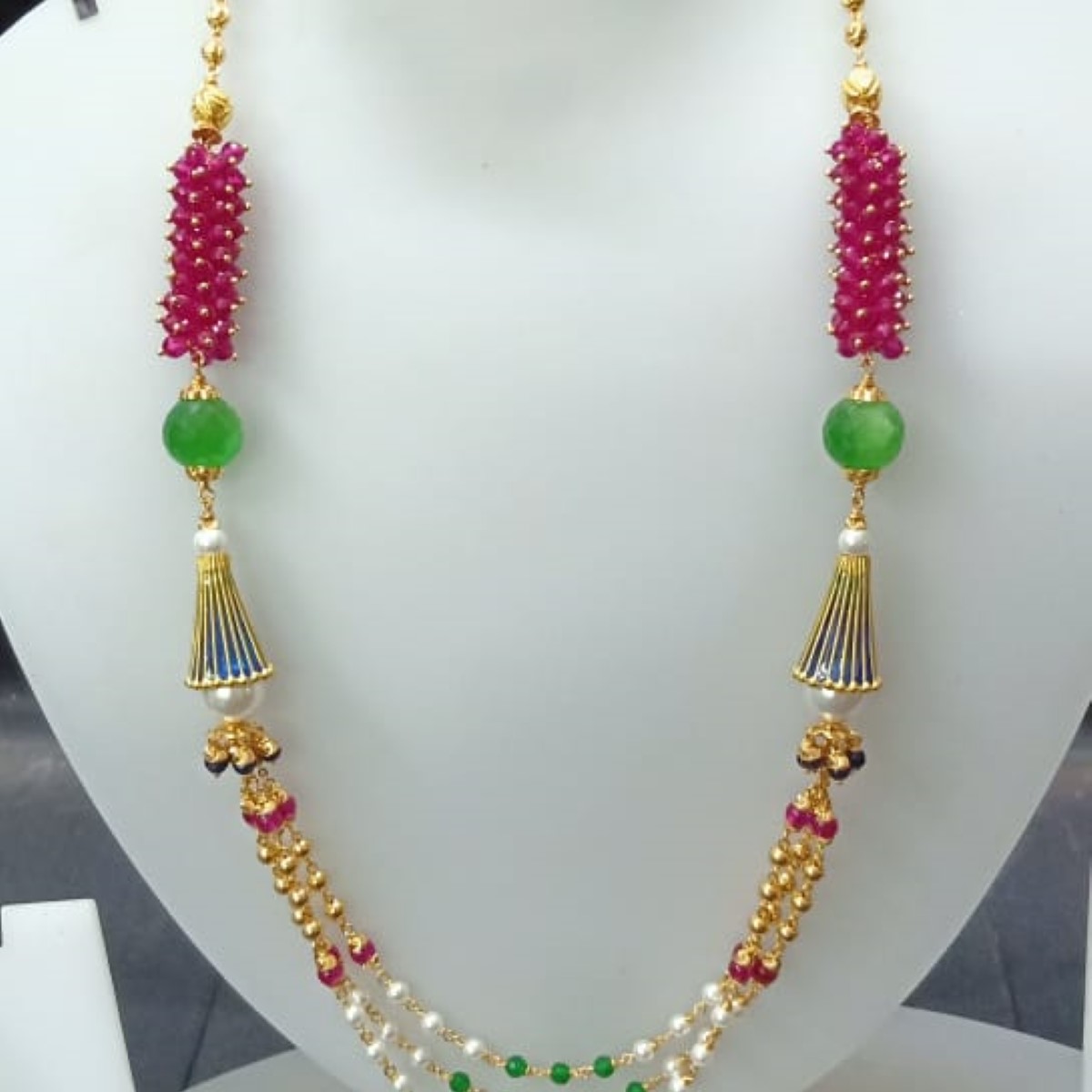 22 KT Gold Fancy Special Occasion Antique Mala CJAM49