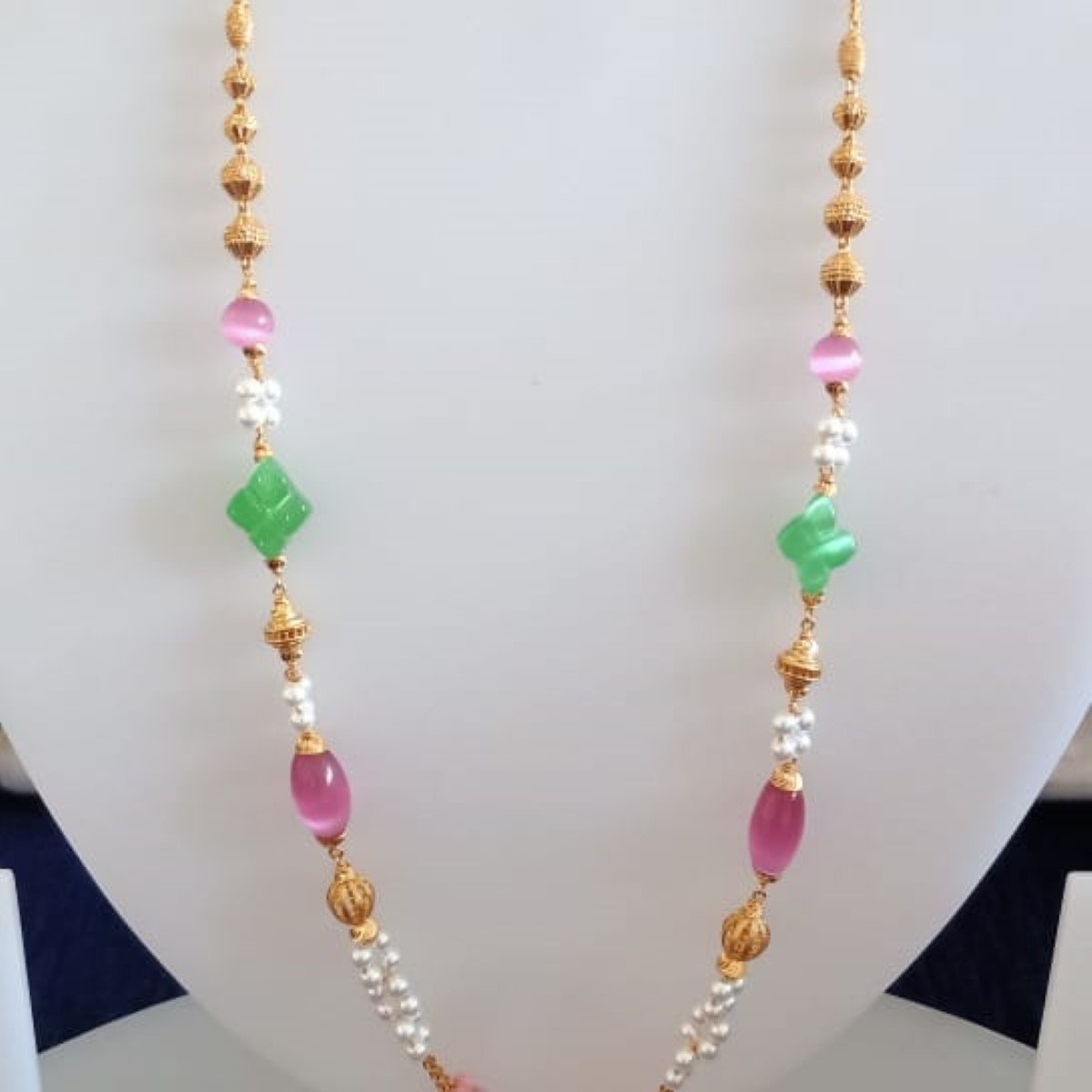 22 KT Gold Trendy Ethnic Antique Mala CJAM32