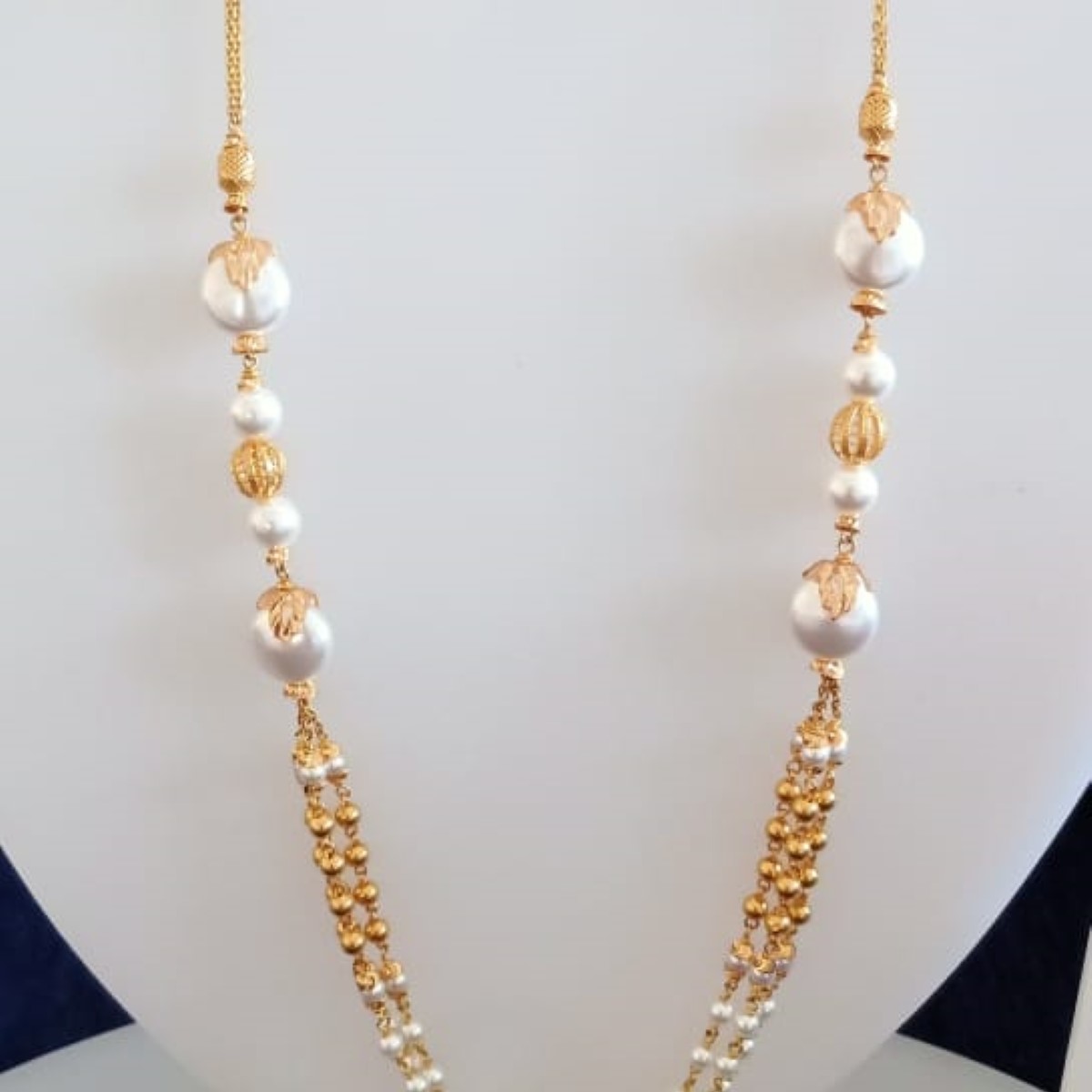 22 KT Gold Fancy Special Occasion Antique Mala CJAM29