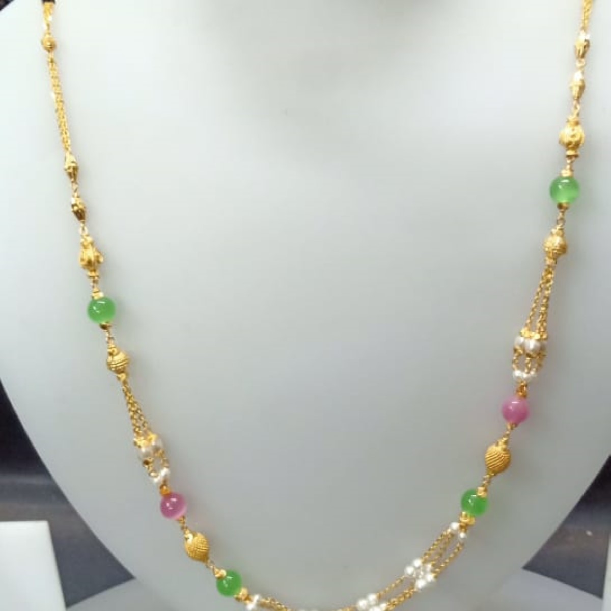 22 KT Gold Trendy Ethnic Antique Mala CJAM28