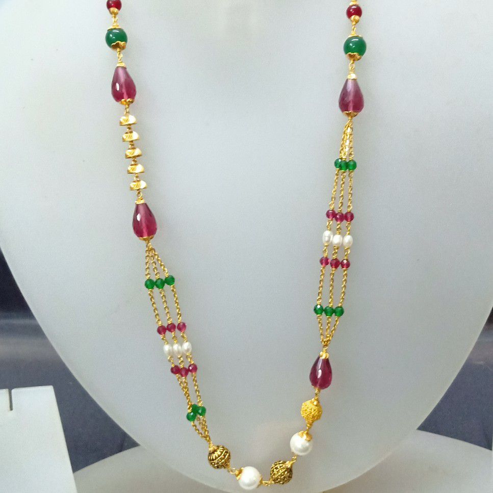 916 Gold Gorgeous Fancy Mala