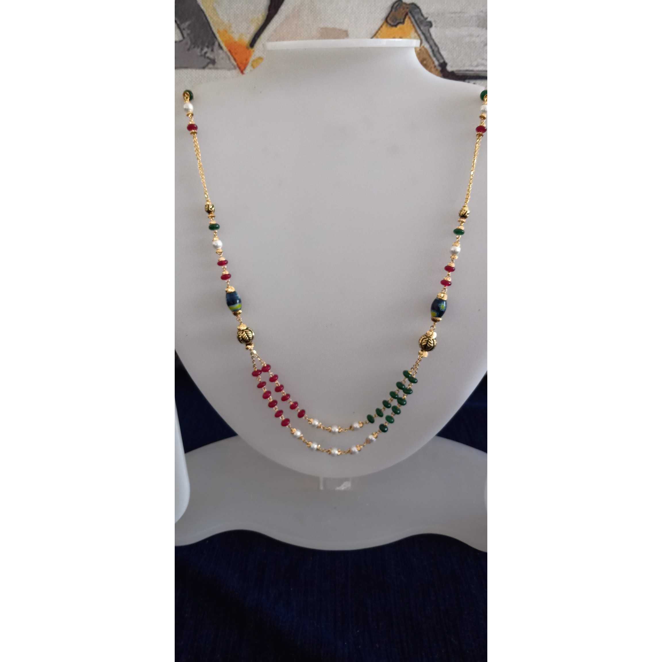 916 Gold Gorgeous Fancy Mala
