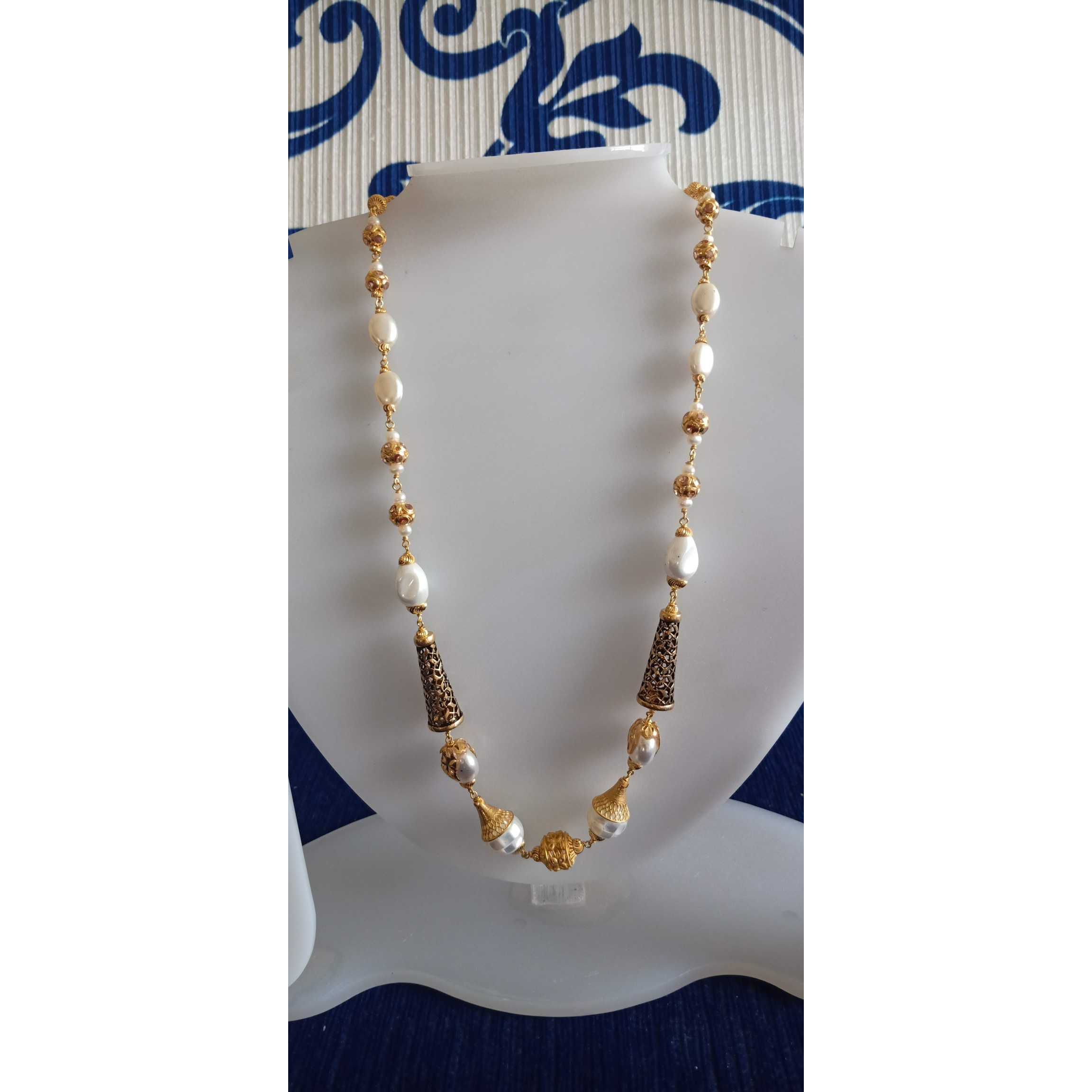 22 Ct Gold Trendy Fancy Mala