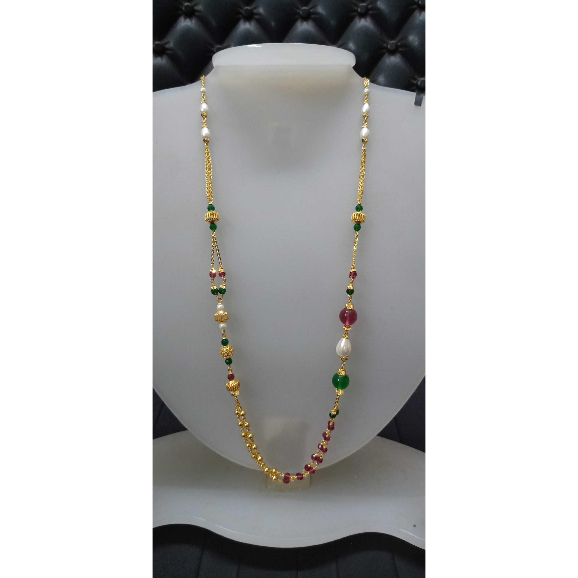 22 Ct Gold Fancy Mala