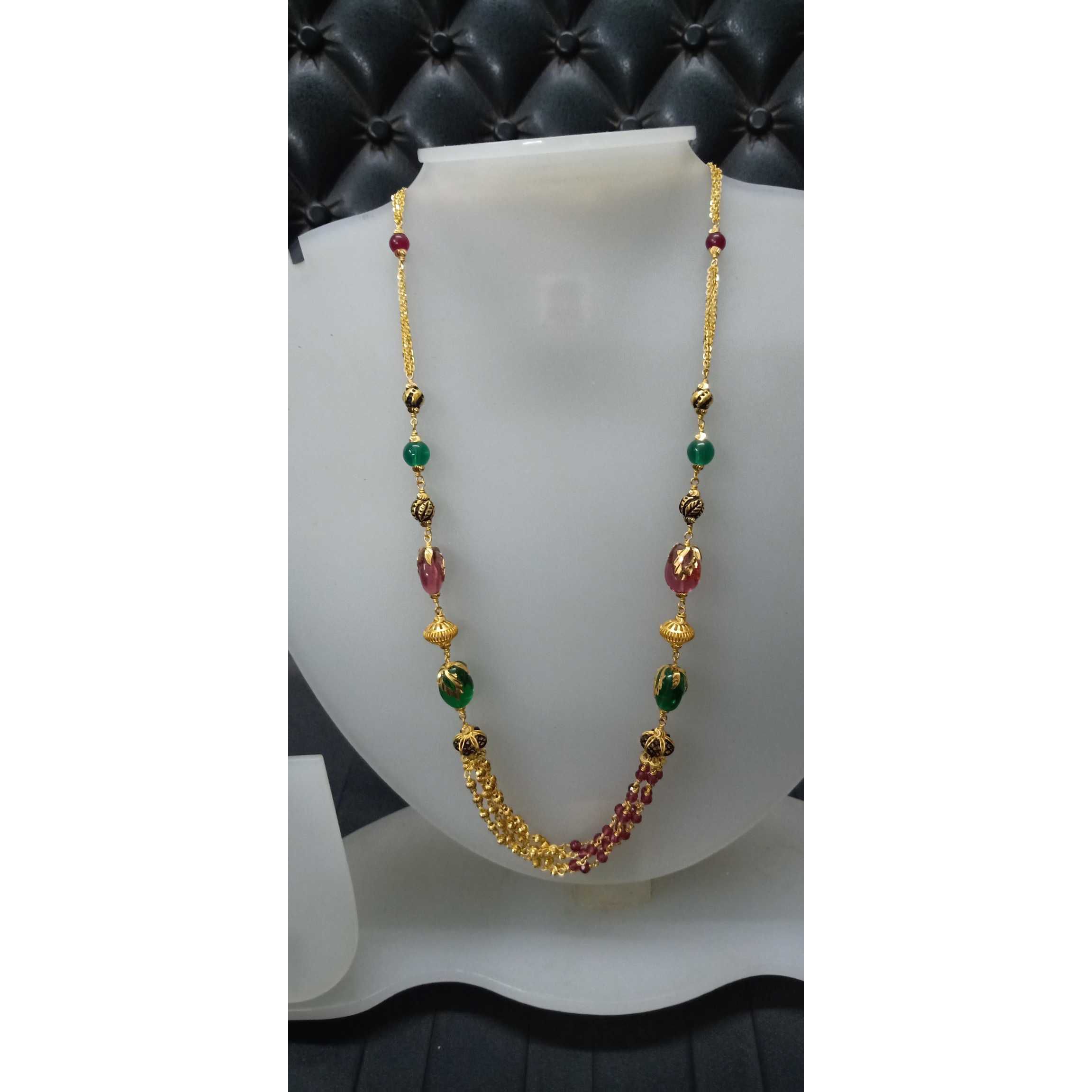 22 Ct Gold Glorious Fancy Mala