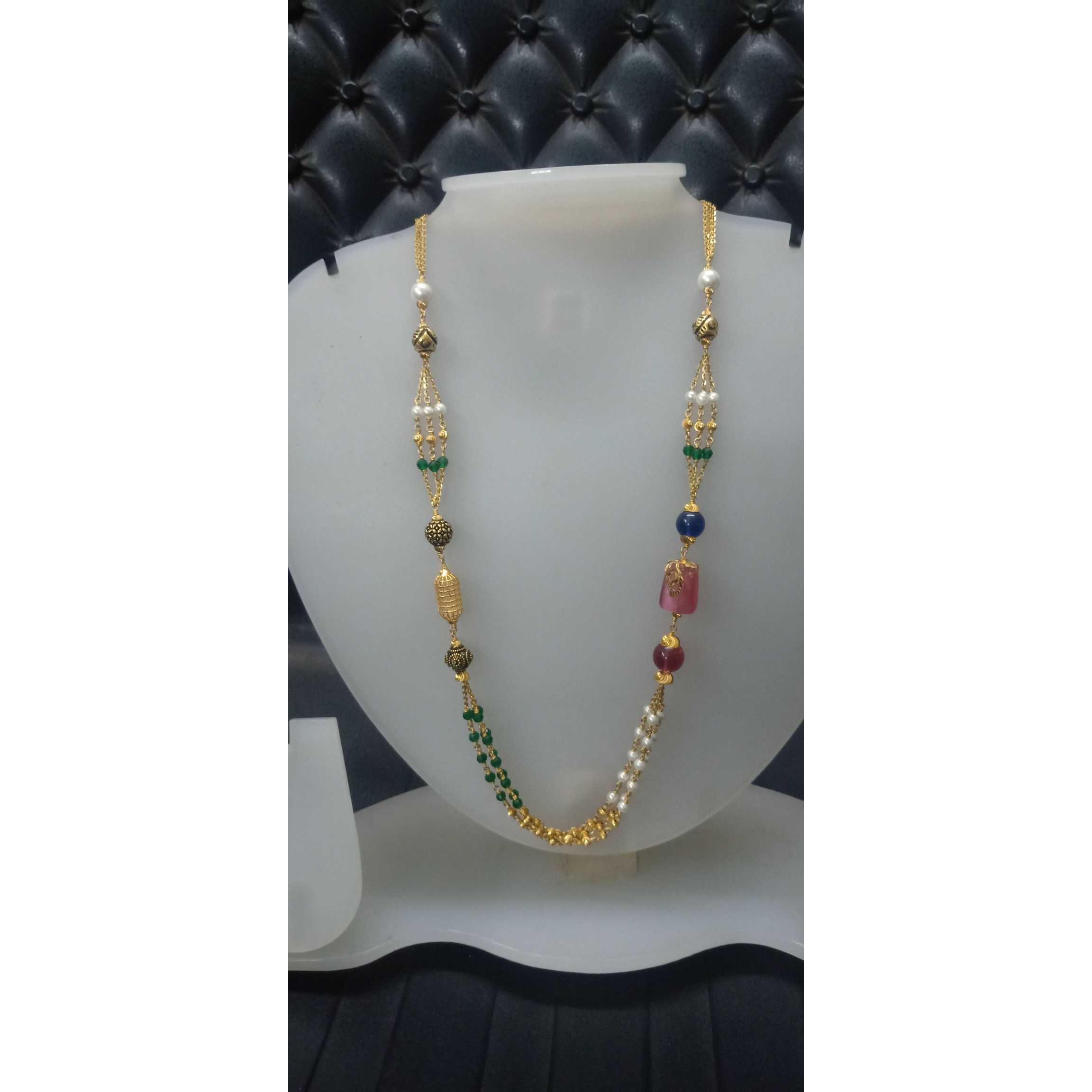916 Gold Dazzling Mala For Ladies