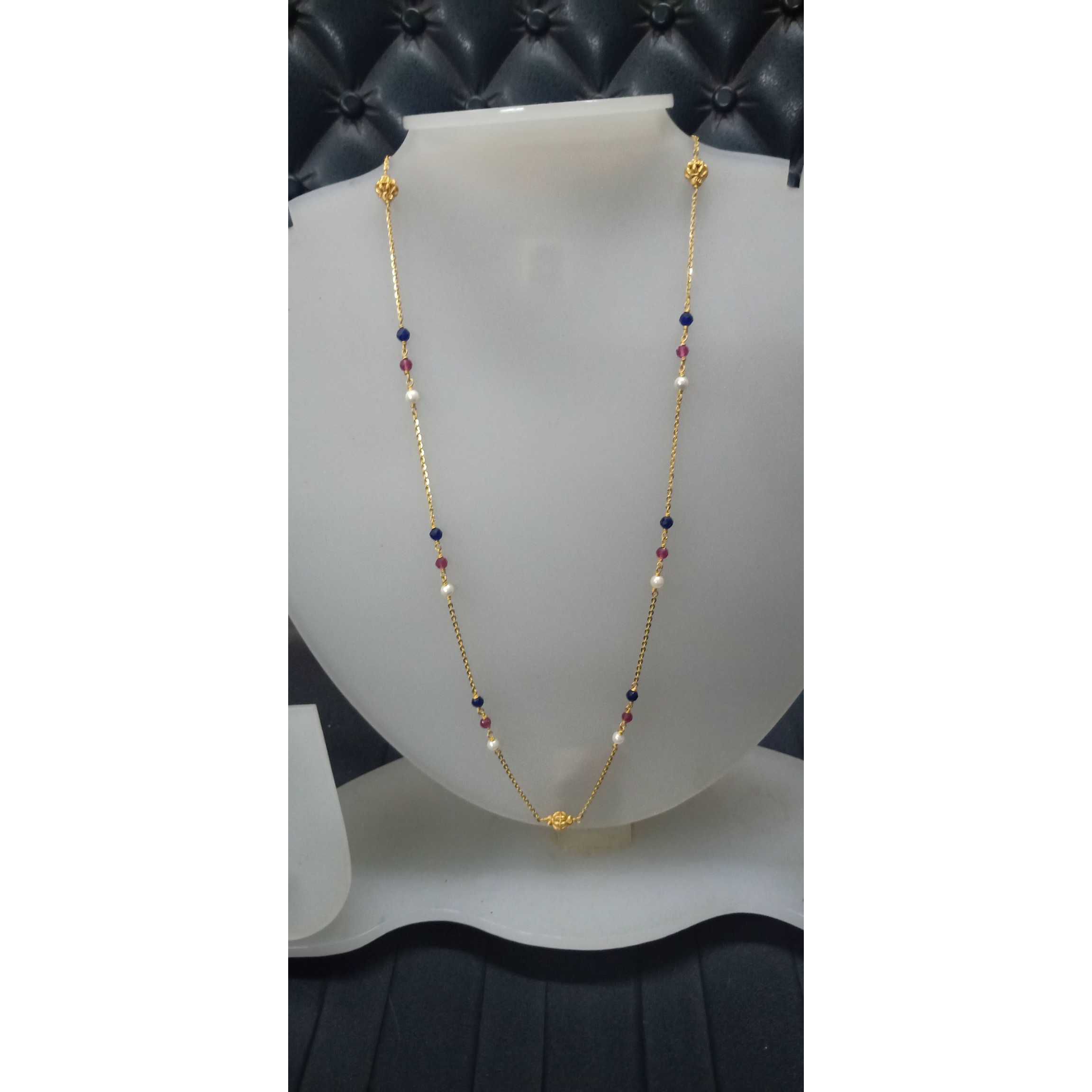 916 Delicate Gold Fancy Mala