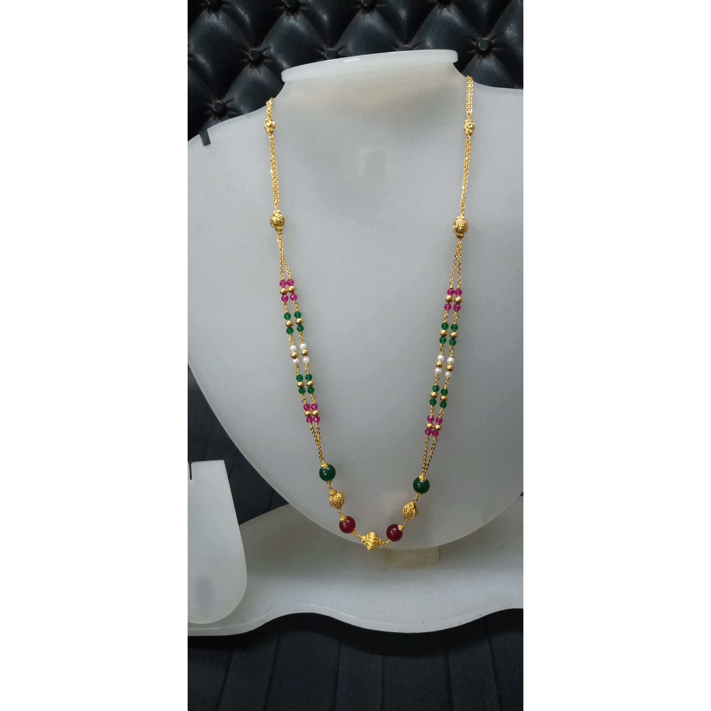22 Ct Auspicious Fancy Mala