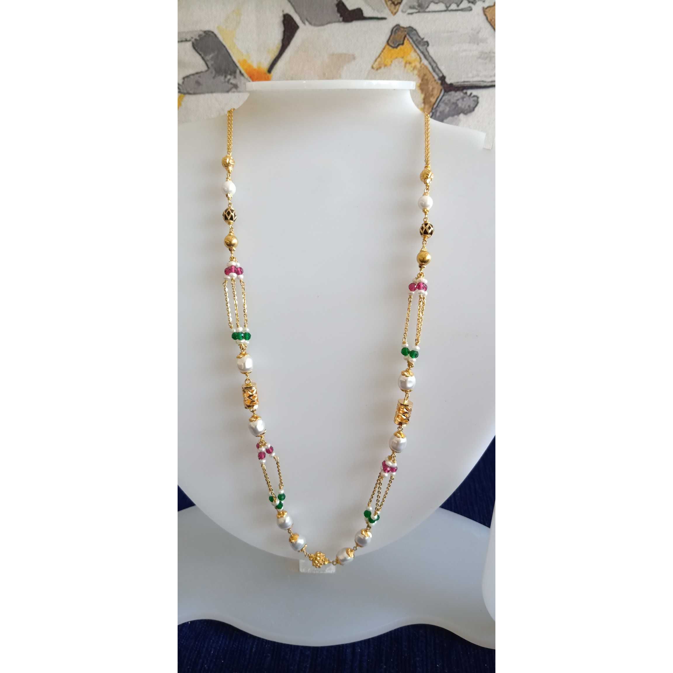 916 Gold Antique Mala
