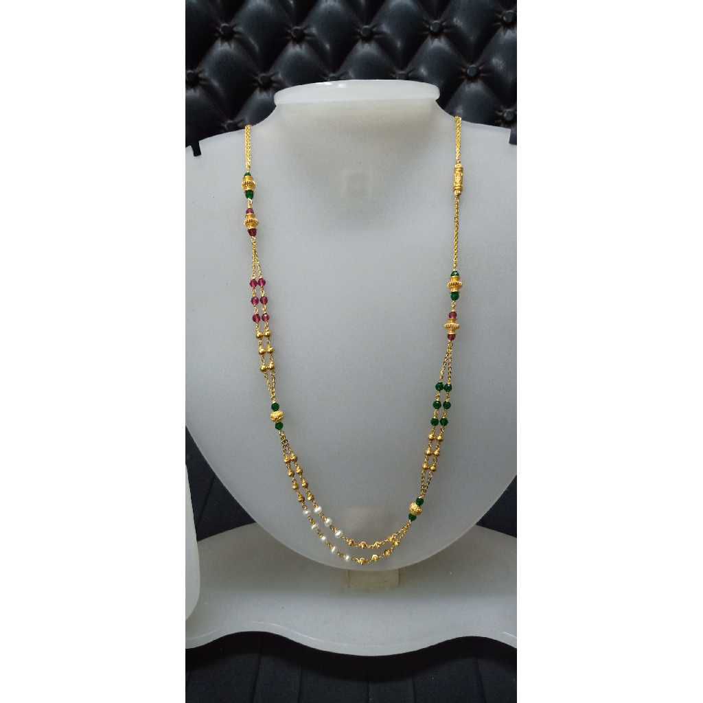 22 Ct Trendy Gold Fancy Mala