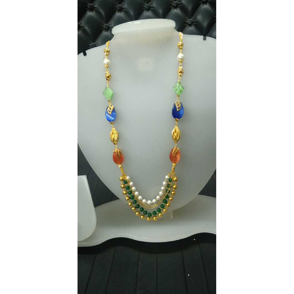916 Gold Colorful Fancy Mala