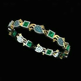 Antique Silver Ladies Bangle