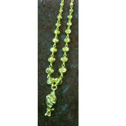 22KT Gold Vertical Mala