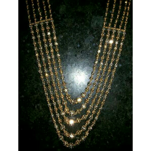 22KT Gold Vertical Mala