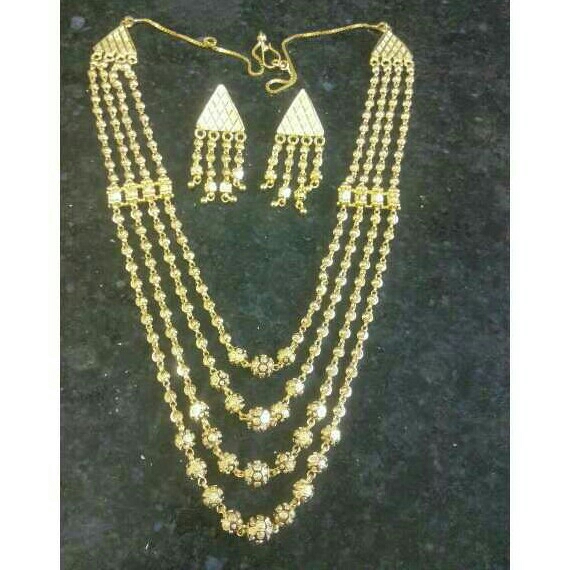 22KT Gold Vertical Mala Set