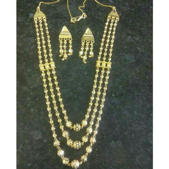 22KT Gold Vertical Mala Set