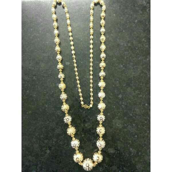 22KT Gold Vertical Mala