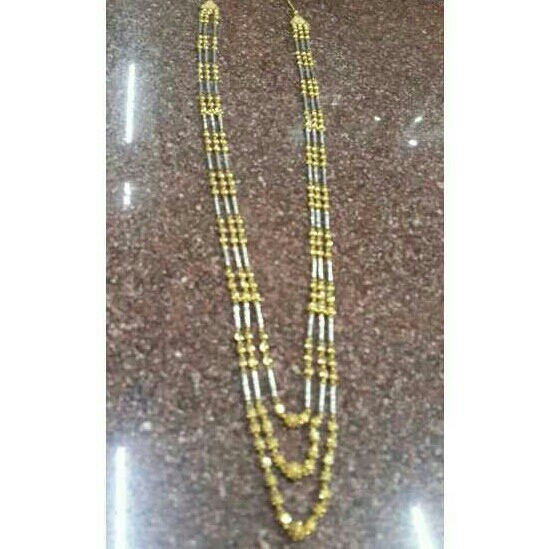22KT Gold Vertical Mala