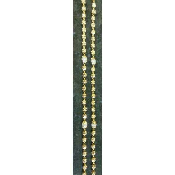 22KT Gold Vertical Mala
