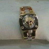 18k Italian Gold Gents Italian Fancy Ring Yellow