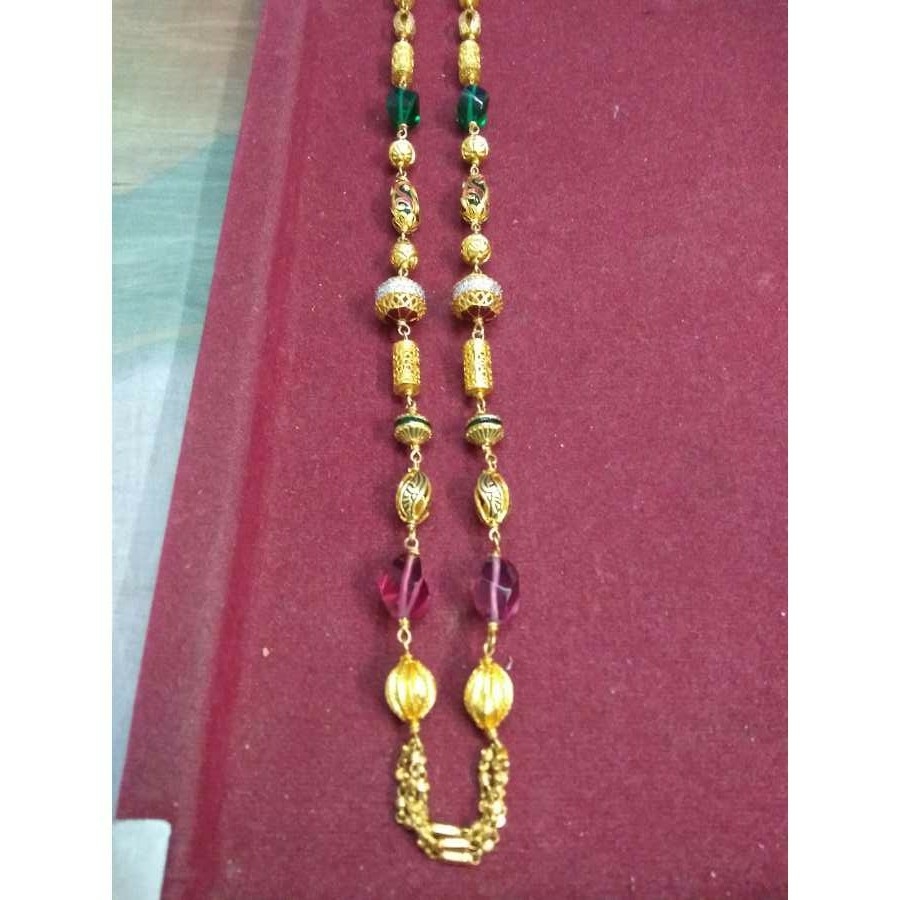 22KT Gold Antique Mala