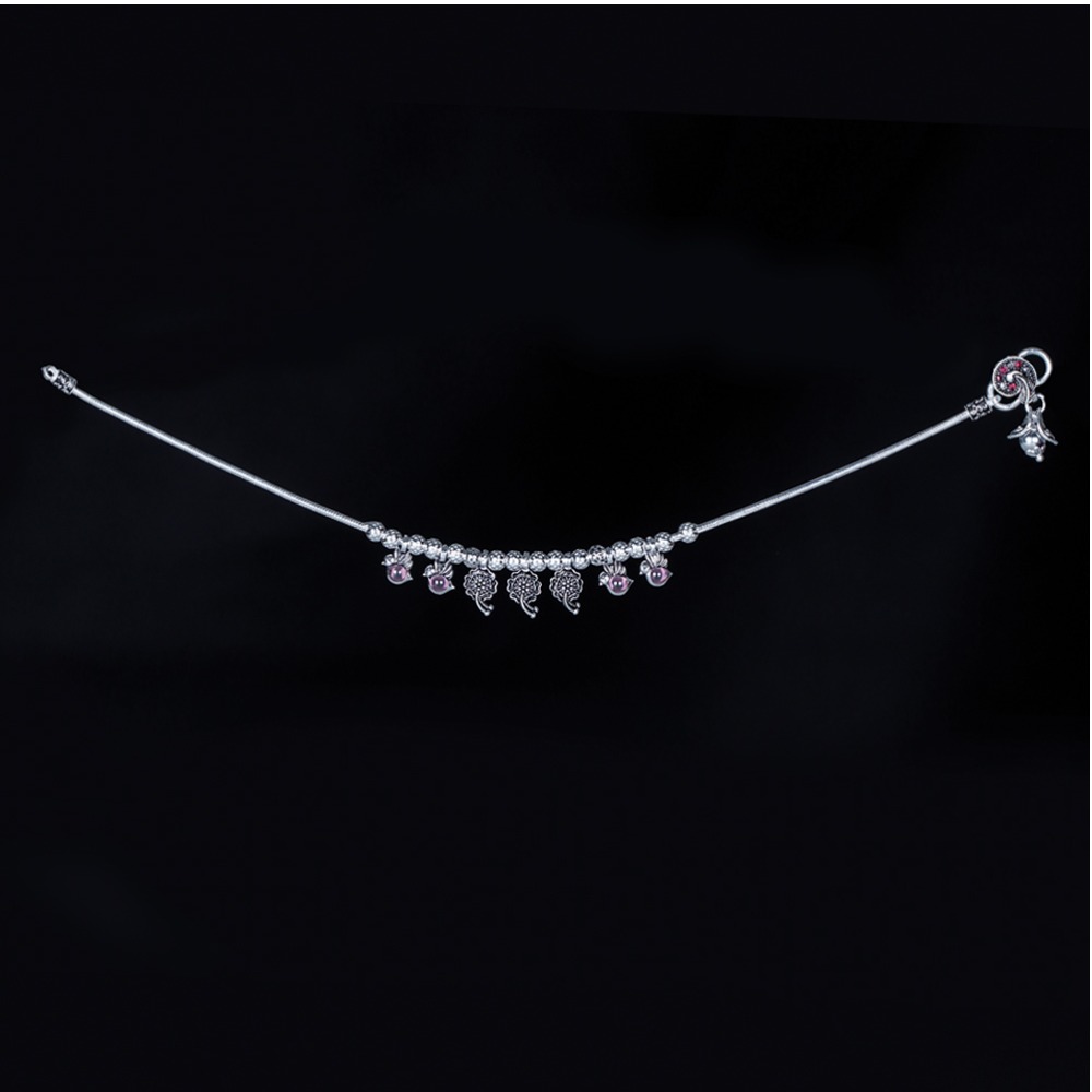 Silver Modern Design Payal