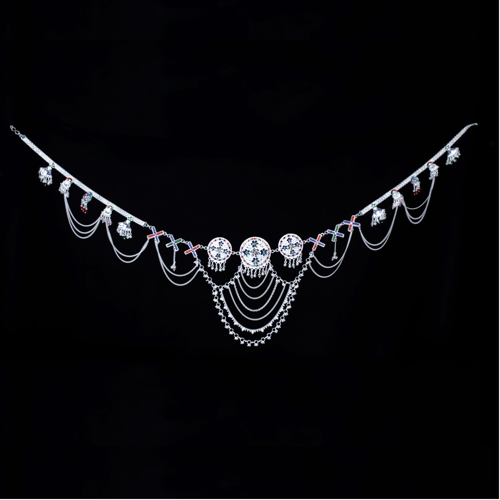 Silver Traditional Latkan Kandora