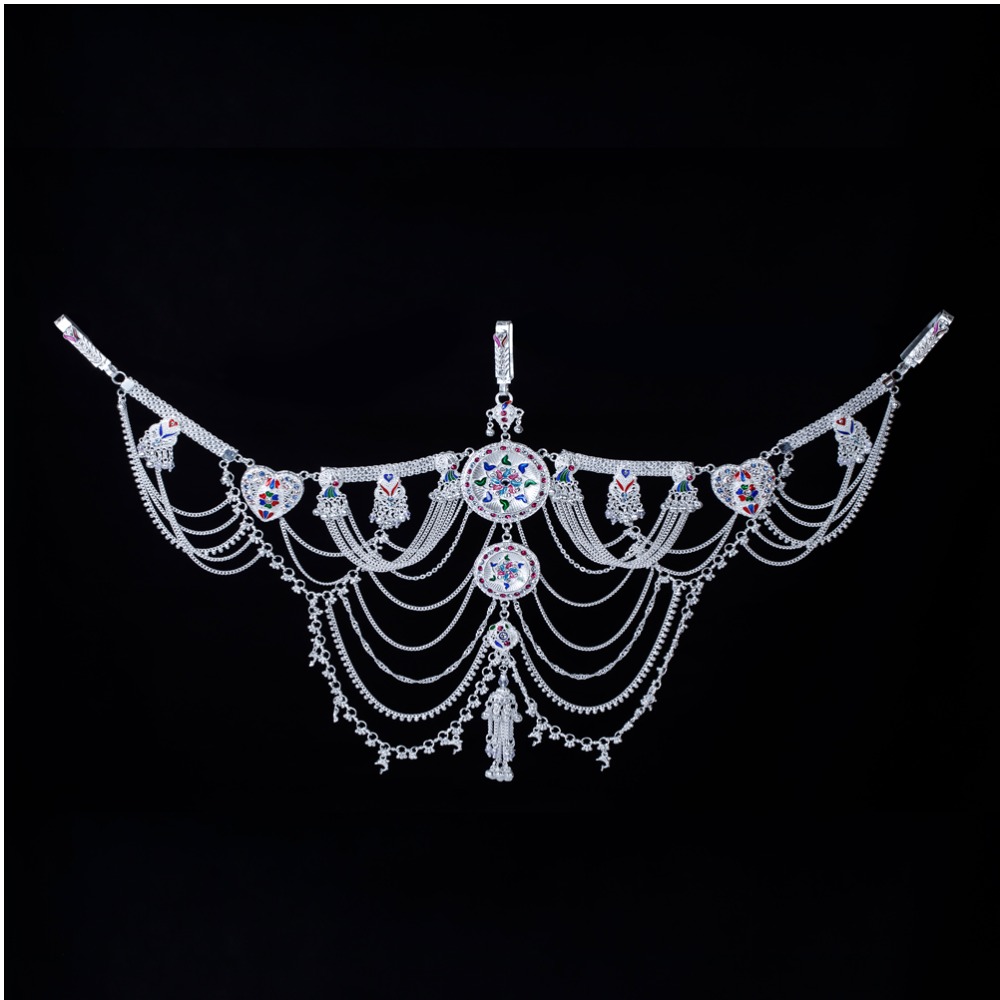 Silver Fancy Waist Belt