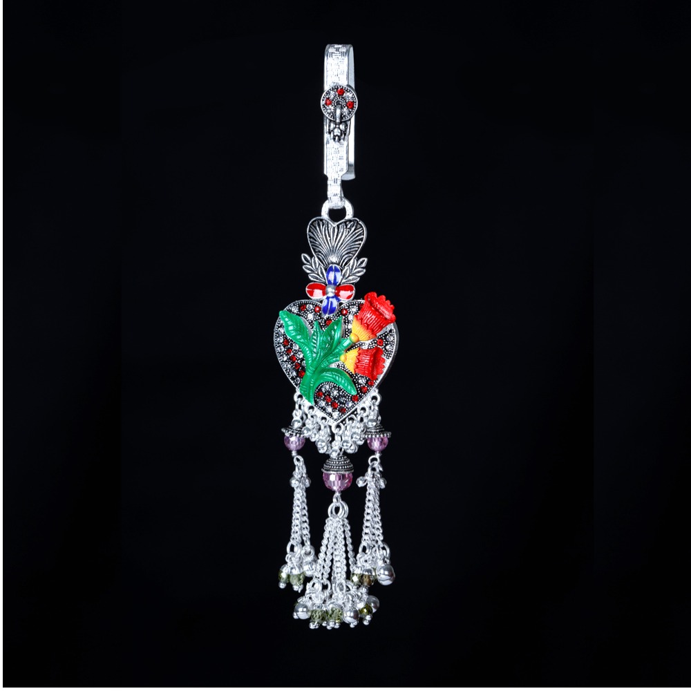 Silver Antique Rose Designer Juda