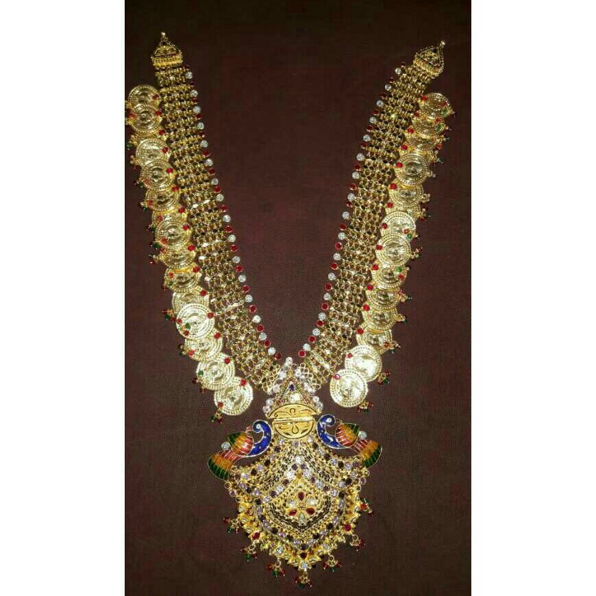 22KT Gold Rajwadi Necklace