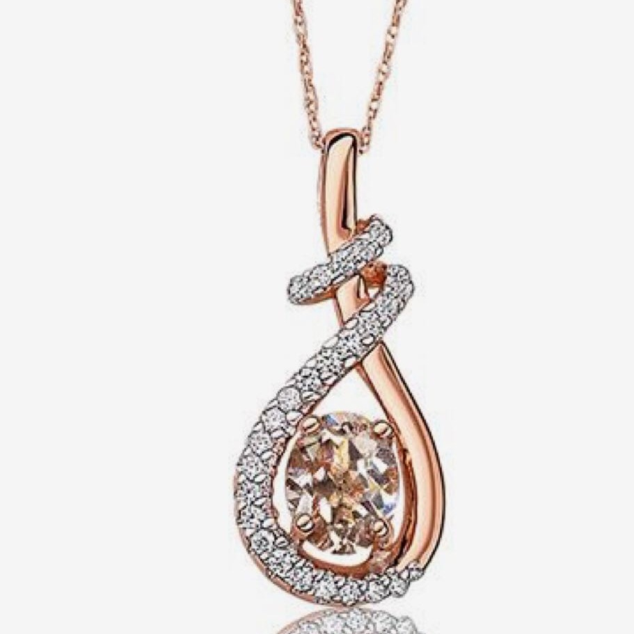 Fancy Diamond Pendant Set