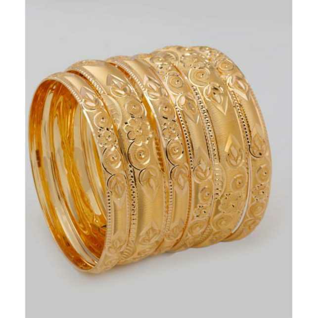 22kt 916  Machine Cut Attractive Bangles