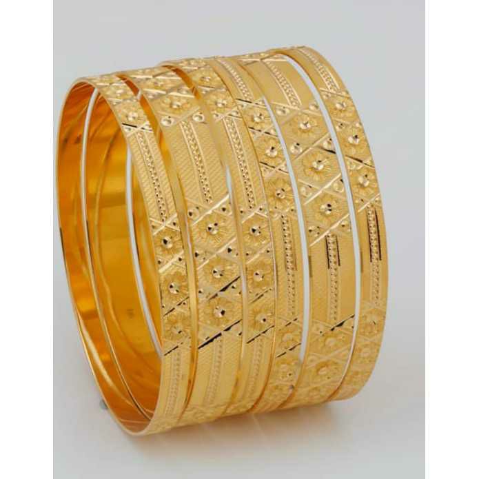 22kt 916  Machine Cut Attractive Bangles