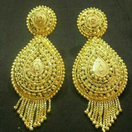 22KT Gold Ladies Designer Butti