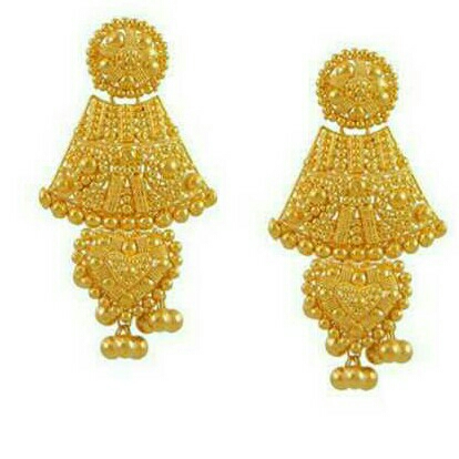 22KT Gold Ladies Designer Butti