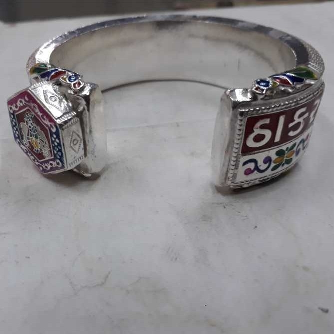 Indian Bharvadi Gents Silver Kada