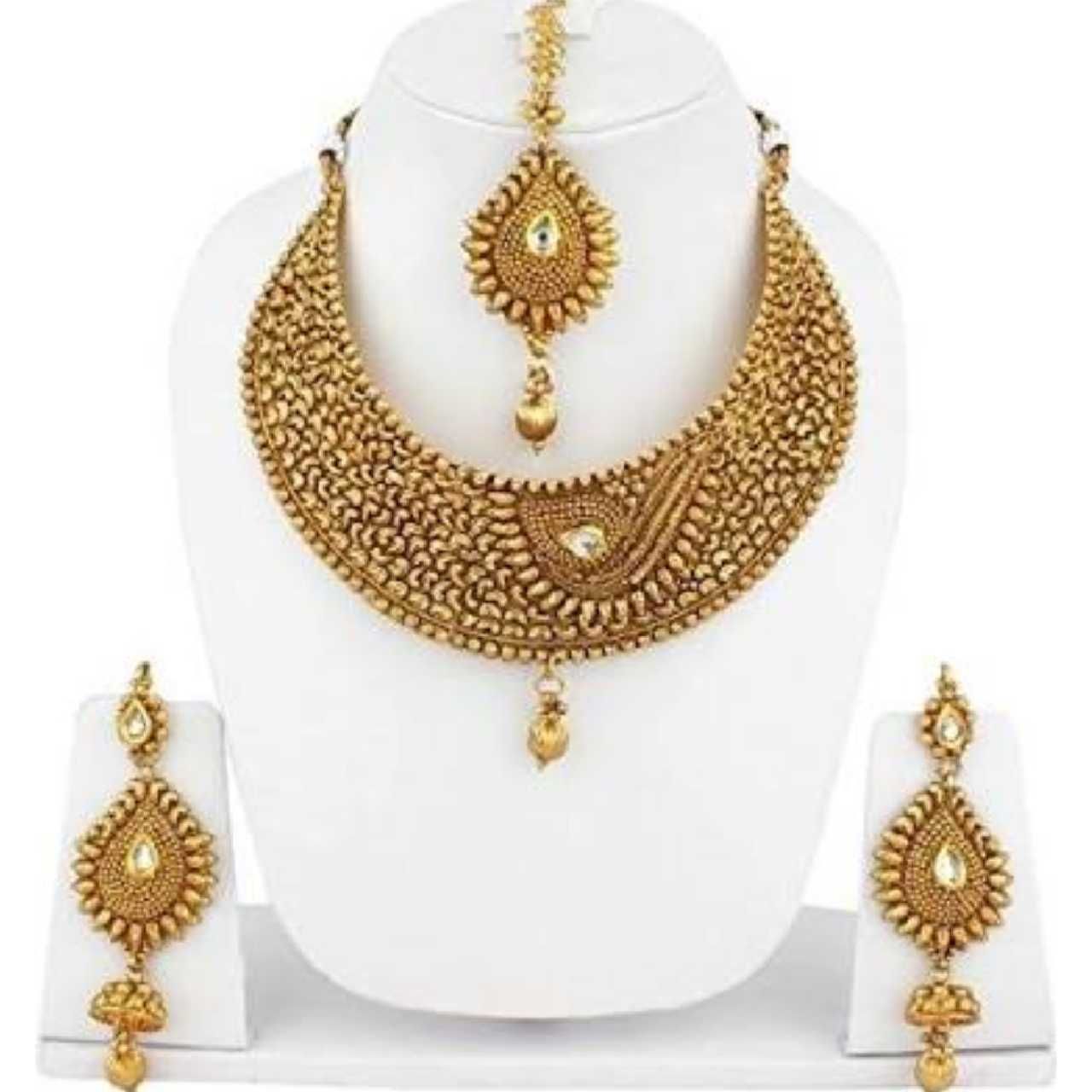 22K / 916 Gold Ladies Indian Designer Necklace Set