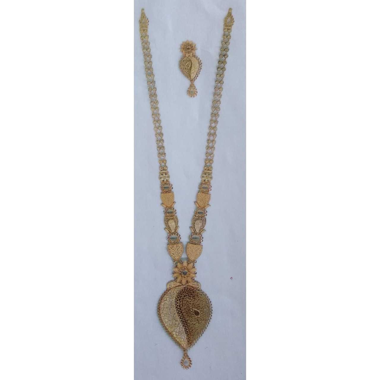 22KT Yellow Gold Ladies Attractive Necklace Set