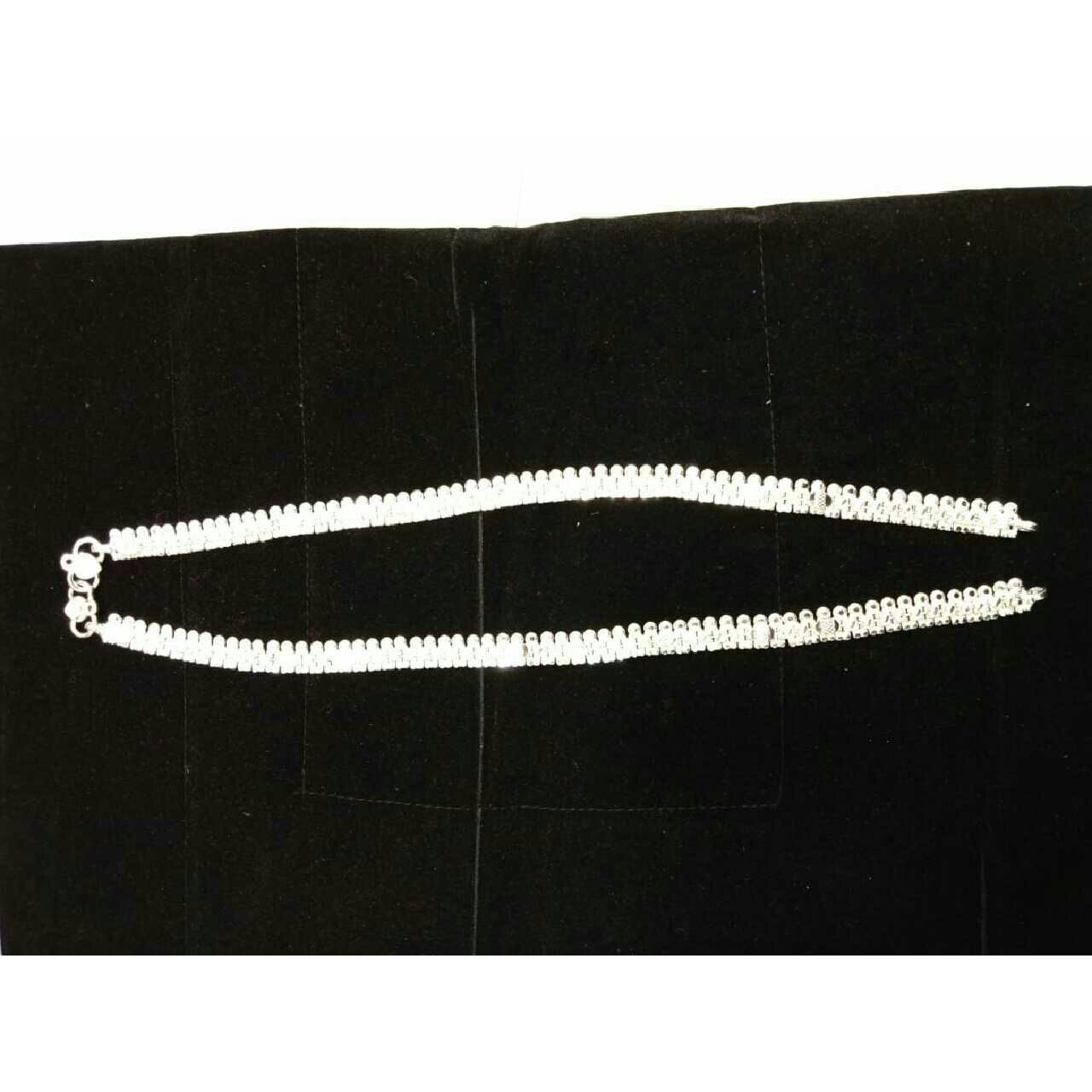 925 Plain Silver Ladies Payal