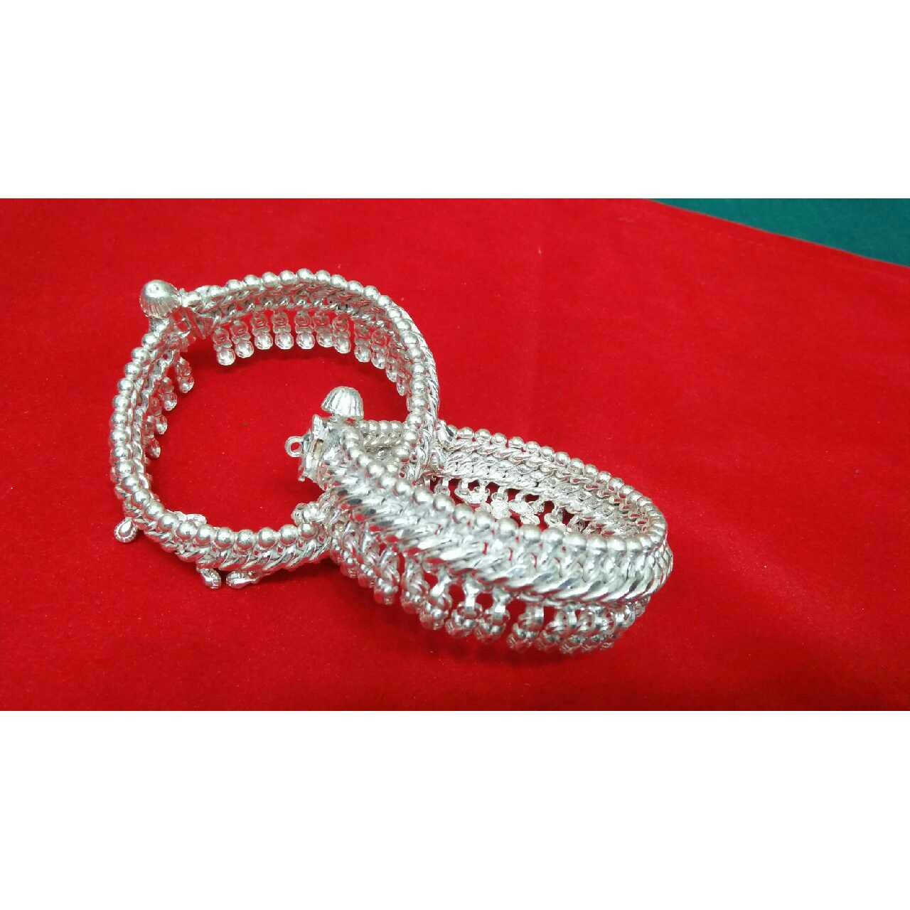 65 Silver Fancy payal