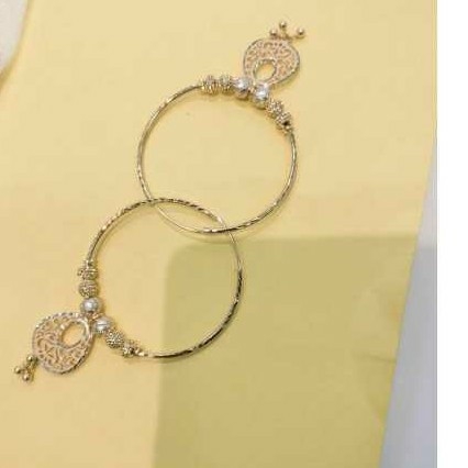 Fancy Gold Vertical Earrings