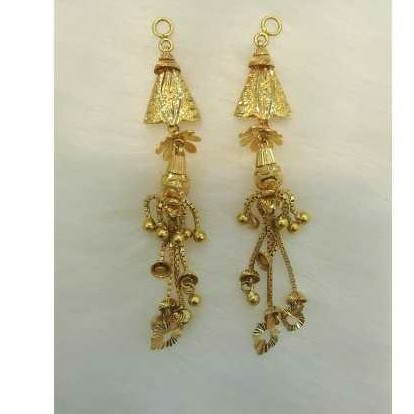 Fancy Gold 2 in 1 Earrings
