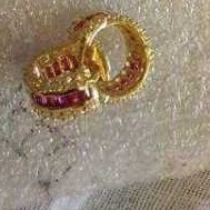 18K Gold Ladies Indian Fancy Bali Yellow