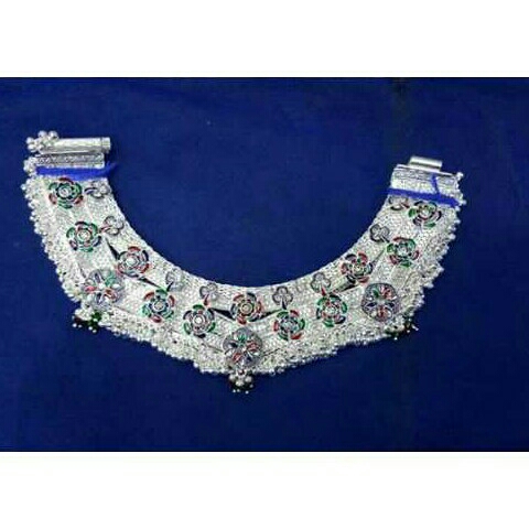Fancy Silver Payal